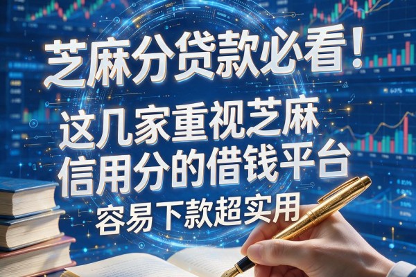 芝麻分贷款必看!这几家重视芝麻信用分的借钱平台,容易下款超实用