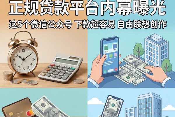 无视征信！黑户安卓正规贷款平台内幕曝光，这5个微信公众号下款超容易