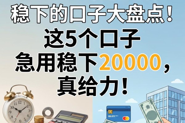 2026芝麻信用分稳下的口子大盘点！这5个口子急用稳下20000，真给力！