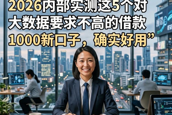 什么平台借钱不看大数据?2026内部实测这5个对大数据要求不高的借款1000新口子,确实好用