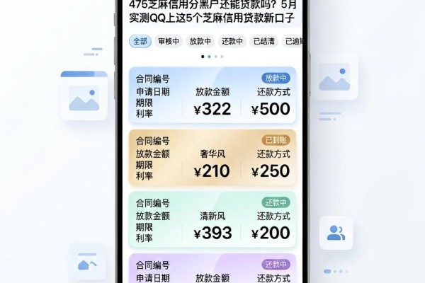 475芝麻信用分黑户还能贷款吗?5月实测QQ上这5个芝麻信用贷款新口子