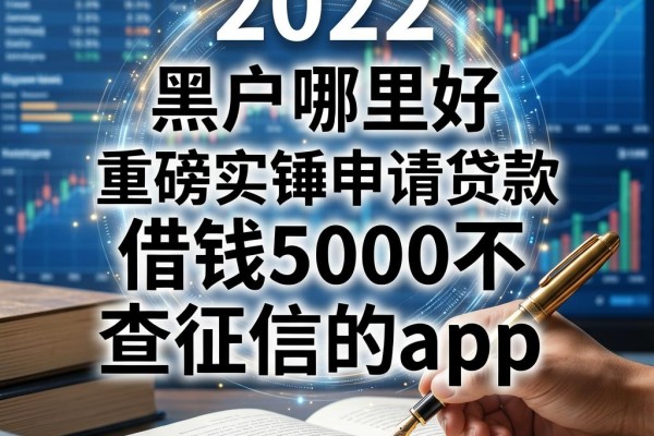 黑户哪里好申请贷款的平台?重磅实锤盘点借钱5000不查征信的app