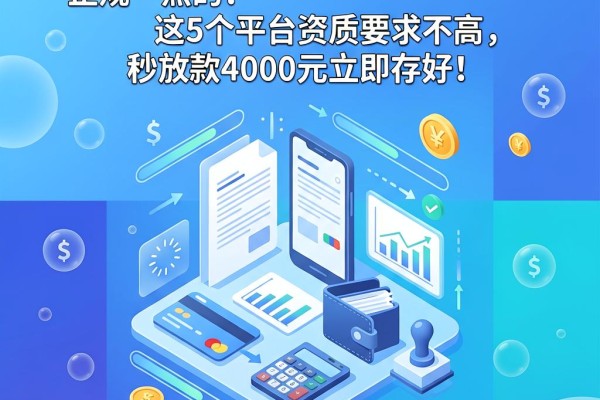 应急必看！2026手机哪个软件借钱正规一点的？这5个平台资质要求不高，秒放款4000元立即存好！