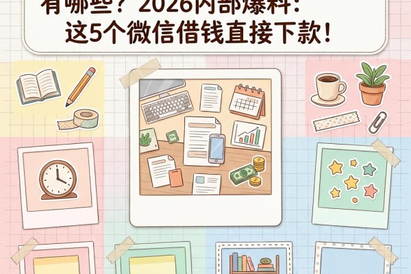 不看当前逾期、借款快的软件有哪些?2026内部爆料:这5个微信借钱直接下款!
