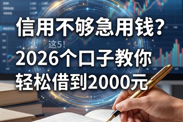 信用不够急用钱？2026年这5个口子教你轻松借到2000元
