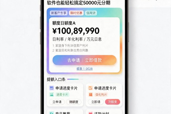 5000元借款一年还清,这5个贷款软件也能轻松搞定50000元分期