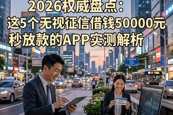 芝麻信用分贷款不看征信2026权威盘点:这5个无视征信借钱50000元秒放款的APP实测解析