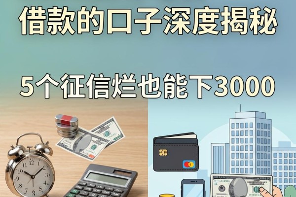 征信黑、征信不好、征信烂必看!2026支付吧能借款的口子深度揭秘:5个征信烂也能下3000的借款渠道