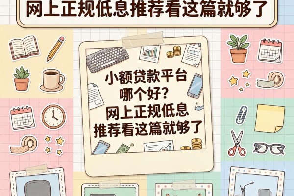 小额贷款平台哪个好?网上正规低息推荐看这篇就够了