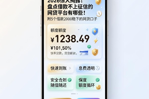 2026惊人揭露!盘点借款不上征信的网贷平台有哪些,附5个借款2000稳下的网贷口子