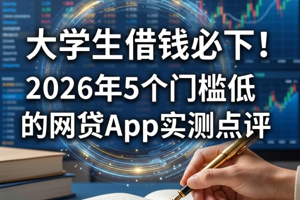 大学生借钱必下!2026年5个门槛低的网贷App实测点评