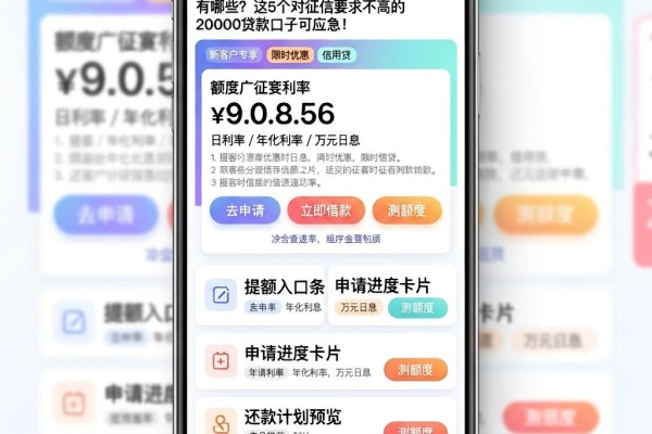 急用钱必看!容易审批不查征信的借款有哪些?这5个对征信要求不高的20000贷款口子可应急