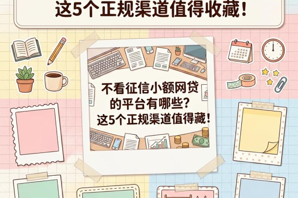 不看征信小额网贷的平台有哪些?这5个正规渠道值得收藏!