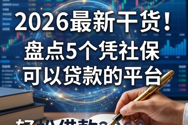 2026最新干货!盘点5个凭社保可以贷款的平台,轻松借款2000