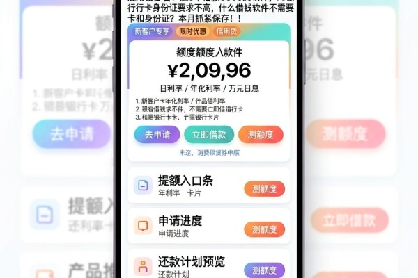 急用钱必看！这5个借款6000的软件，对银行卡身份证要求不高，什么借钱软件不需要银行卡和身份证？本月抓紧保存！