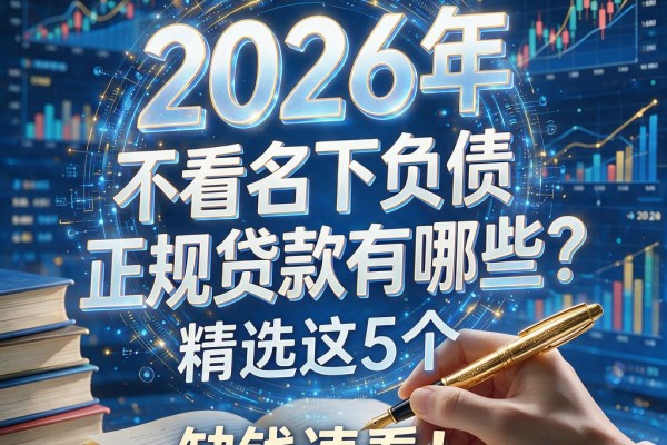 不看名下负债的正规贷款有哪些?2026年精选这5个,缺钱速看!