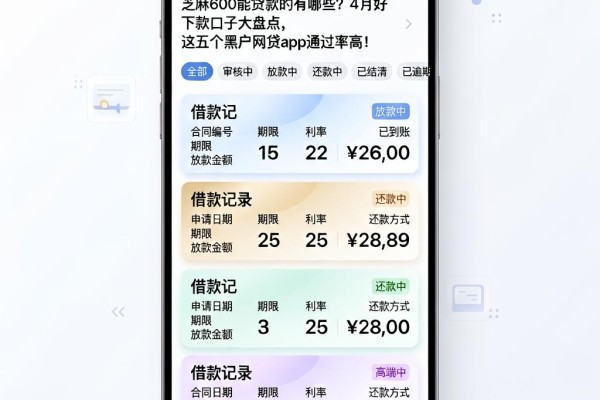 芝麻600能贷款的有哪些?4月好下款口子大盘点,这五个黑户网贷app通过率高!