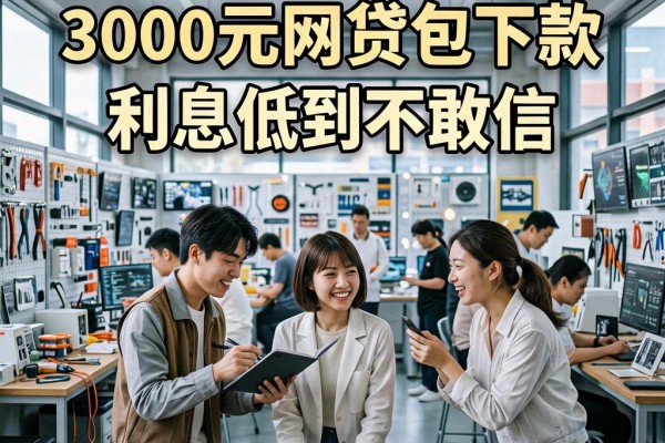 秒批秒到账！无视芝麻分，3000元网贷包下款，利息低到不敢信