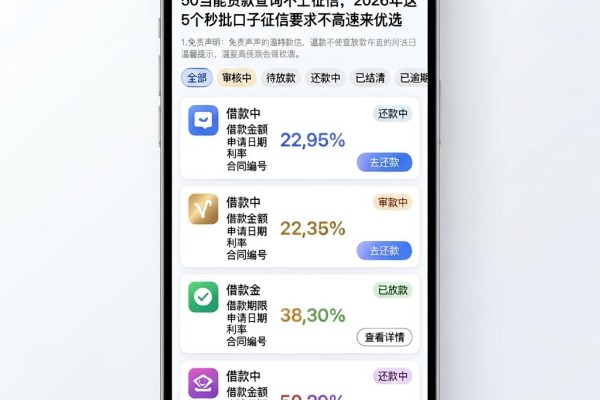 50当能贷款查询不上征信,2026年这5个秒批口子征信要求不高速来优选