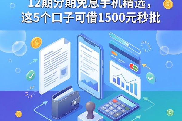 黑户必看！12期分期免息手机精选，这5个口子可借1500元秒批