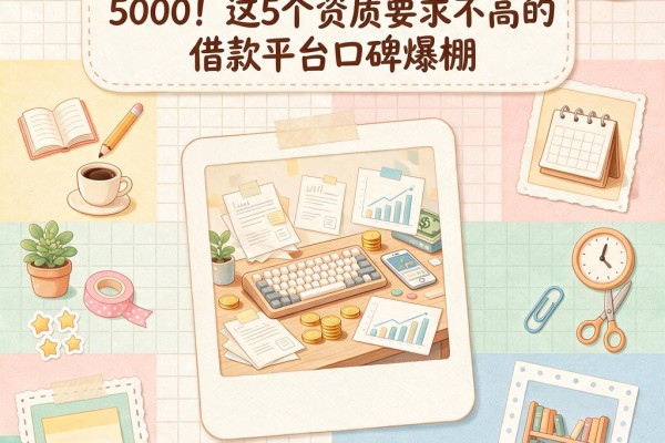 微信借钱不用人脸包下5000!这5个资质要求不高的借款平台口碑爆棚