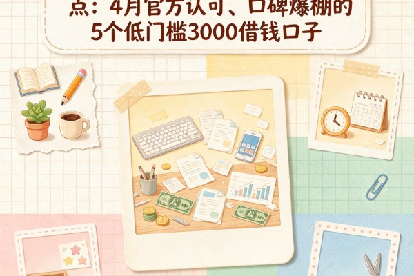 不查征信不看逾期的借款app盘点:4月官方认可、口碑爆棚的5个低门槛3000借钱口子