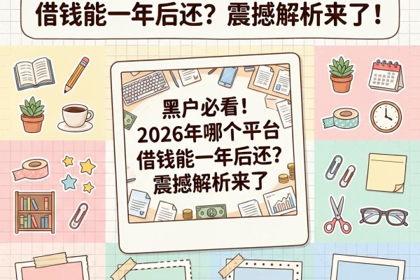 黑户必看!2026年哪个平台借钱能一年后还?震撼解析来了