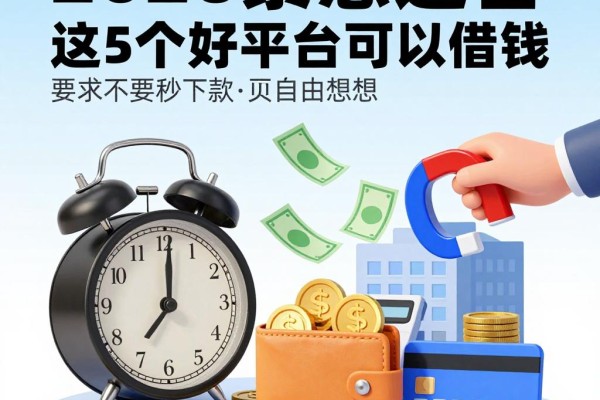 2026紧急通告!这5个好平台可以借钱,要求不高秒下款