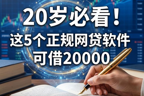 20岁必看!这5个正规网贷软件可借20000,2026速抢技巧权威揭秘