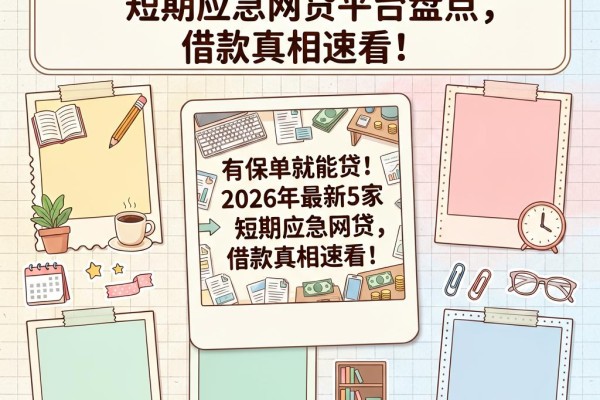 有保单就能贷!2026年最新5家短期应急网贷平台盘点,借款真相速看