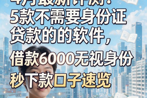 4月最新评测：5款不需要身份证贷款的软件，借款6000无视身份秒下款口子速览