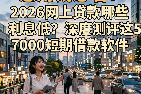 急用钱必看!2026网上贷款哪些利息低?深度测评这5个7000短期借款软件