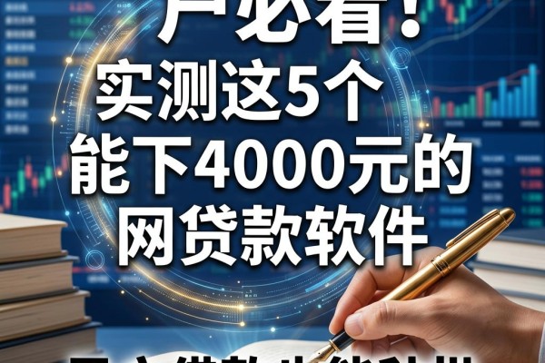 黑户必看!实测这5个能下4000元的网贷款软件,黑户借款也能秒批