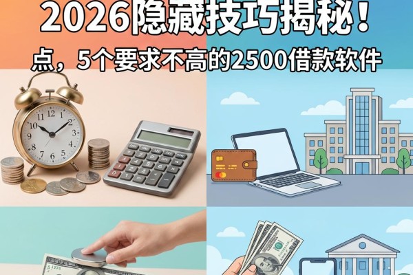网上打借条借钱可靠不？2026隐藏技巧揭秘！盘点5个要求不高的2500借款软件