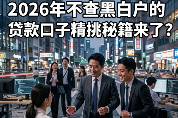 黑白户必看!2026年不查黑白户的贷款口子精挑秘籍来了