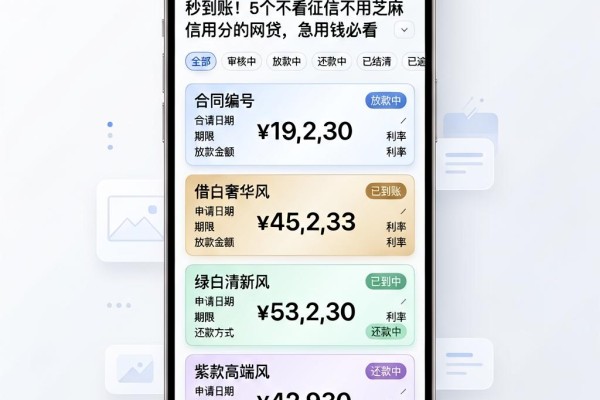 秒到账！5个不看征信不用芝麻信用分的网贷，急用钱必看