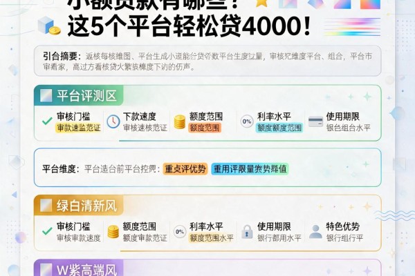 仅凭身份证就能申请的小额贷款有哪些?这5个平台轻松贷4000
