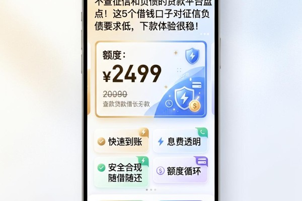不查征信和负债的贷款平台盘点！这5个借钱口子对征信负债要求低，下款体验很稳