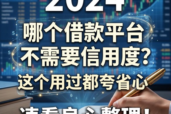 哪个借款平台不需要信用度?这5个用过都夸省心,速看良心整理!