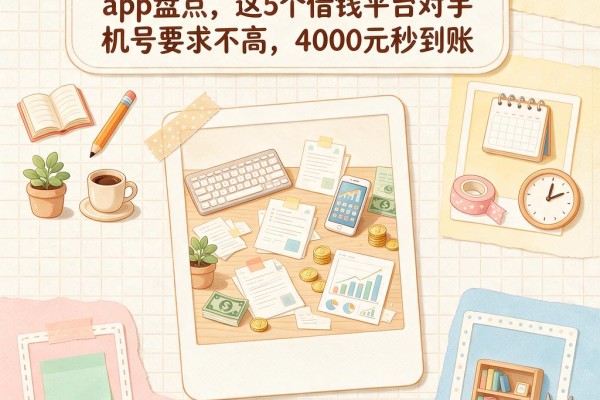 黑户专属!凭手机号就能贷款的app盘点,这5个借钱平台对手机号要求不高,4000元秒到账
