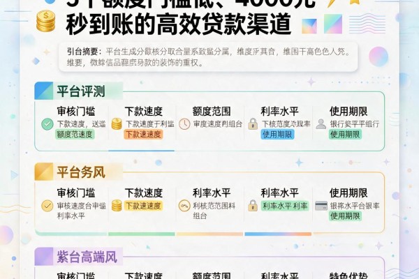 微信信用分借款口子盘点:5个额度门槛低、4000元秒到账的高效贷款渠道