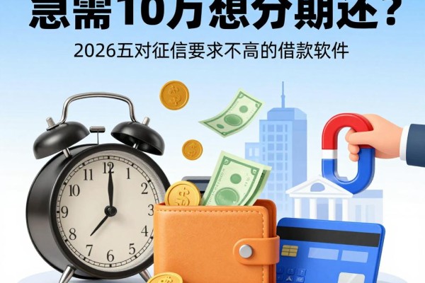 急需10万想分期还？2026这五个对征信要求不高的借款软件让人很满意