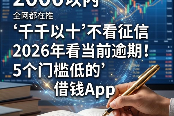 一千以下不看征信不看当前逾期!2026年这5个门槛低的借钱App,2000以内全网都在推