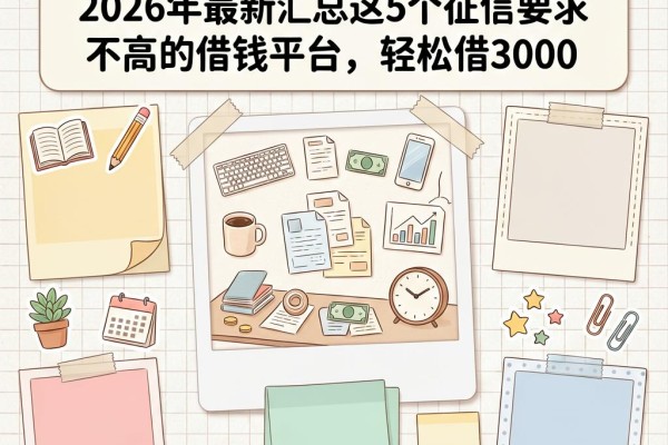 有贷款不查征信的APP盘点！2026年最新汇总这5个征信要求不高的借钱平台，轻松借3000