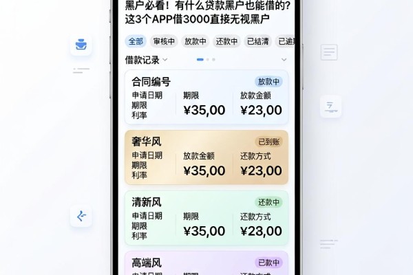 黑户必看!有什么贷款黑户也能借的?这3个APP借3000直接无视黑户