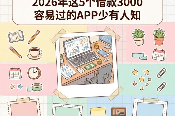 网上贷款哪些平台容易通过?2026年这5个借款3000容易过的APP少有人知