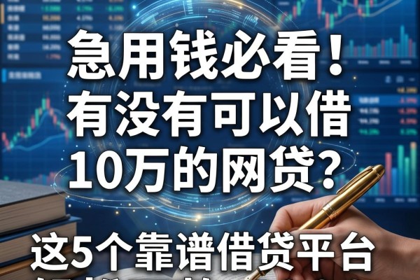 急用钱必看!有没有可以借10万的网贷?这5个靠谱借贷平台轻松下款4000