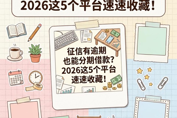 征信有逾期也能分期借款？2026这5个平台速速收藏！