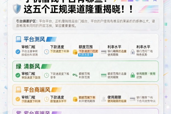 黑户必看!2026年最快的手机借钱平台有哪些?这五个正规渠道隆重揭晓!