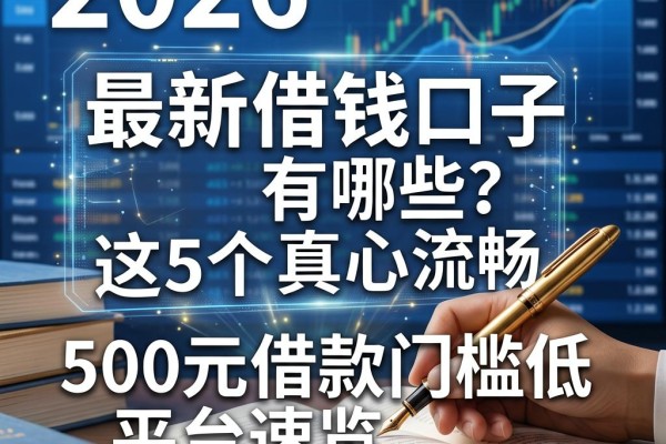 最新借钱口子有哪些？这5个真心流畅，500元借款门槛低平台速览